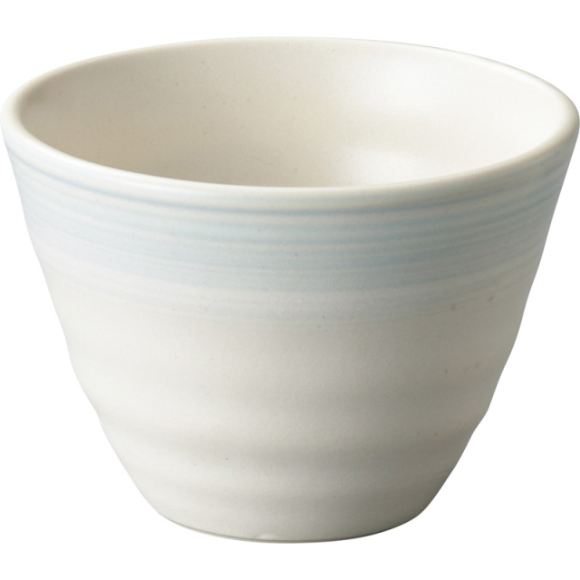 和食器 モダン ボウル 食器 茶碗 湯呑み 陶器 おしゃれ 9cm 220ml 四季彩陶器 美濃焼 業務用 すずか リップル碗 ミニ 53185071