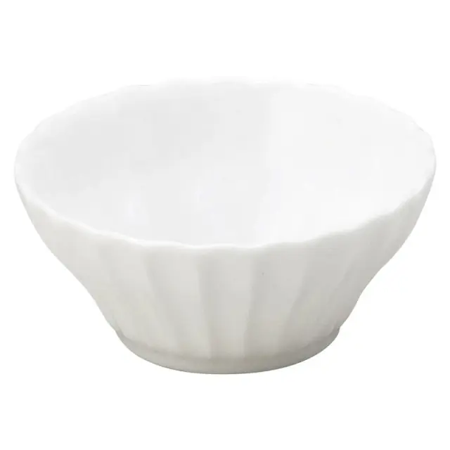 小鉢 浅鉢 10cm 180ml ボウル 陶器 和食器 四季彩陶器 美濃焼 業務用 かすみ 白 56100033