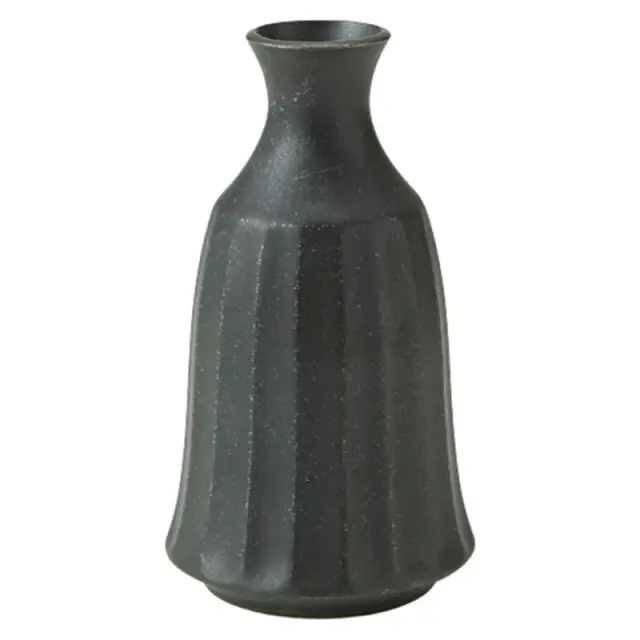 徳利 とっくり 1合 165ml 和食器 日本酒 陶器 四季彩陶器 美濃焼 業務用 かすみ 黒 56130082