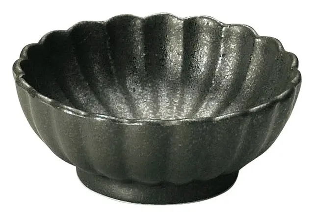かすみ 黒 7cm浅小鉢 56130090