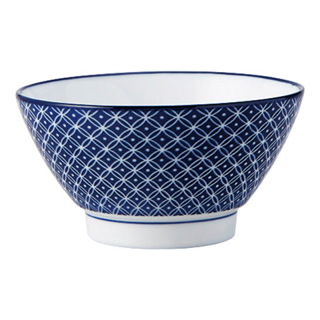 ご飯茶碗 おしゃれ 12cm 和食器 陶器 四季彩陶器 美濃焼 業務用 古青藍 藍七宝 56781133