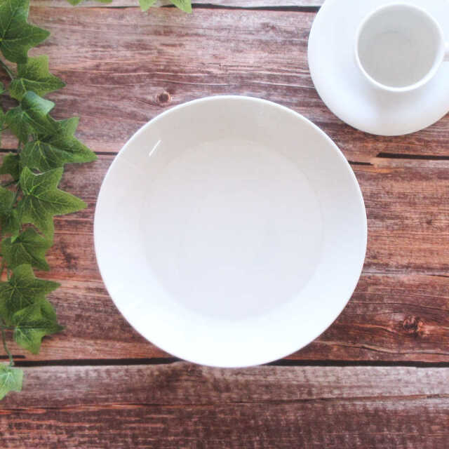 パスタ皿 深皿 おしゃれ 白 23cm 白 白磁 ミラノ 四季彩陶器 美濃焼 業務用