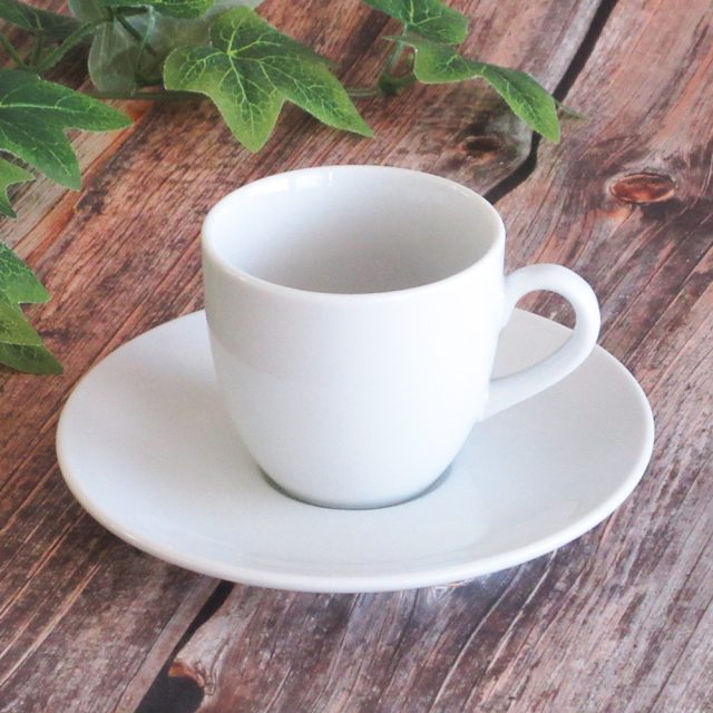 コーヒーカップソーサー ホテル ベーシック 白 洋食器 おしゃれ 四季彩陶器 美濃焼 業務用 y11-106-11-12
