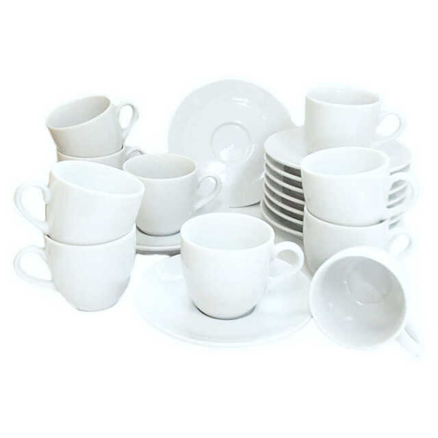 コーヒーカップソーサー 10客セット ホテル ベーシック 白 洋食器 四季彩陶器 美濃焼 業務用 y11-106-11-12-10s