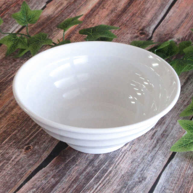 ラーメン丼 どんぶり 20cm 1000ml 白 丼ぶり おしゃれ 四季彩陶器 美濃焼 業務用 鳴門 白 11-142-11