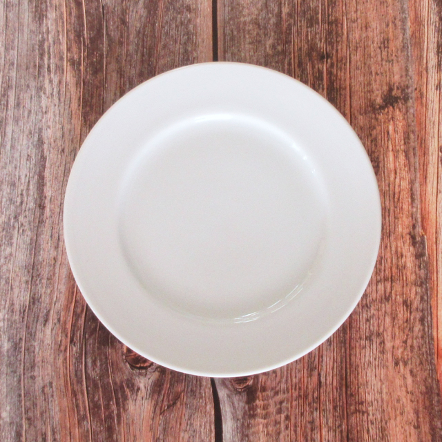 皿 リムプレート 19cm おしゃれ 陶器 食器 白い食器 四季彩陶器 美濃焼 業務用 ホテルベーシック 11-61-6