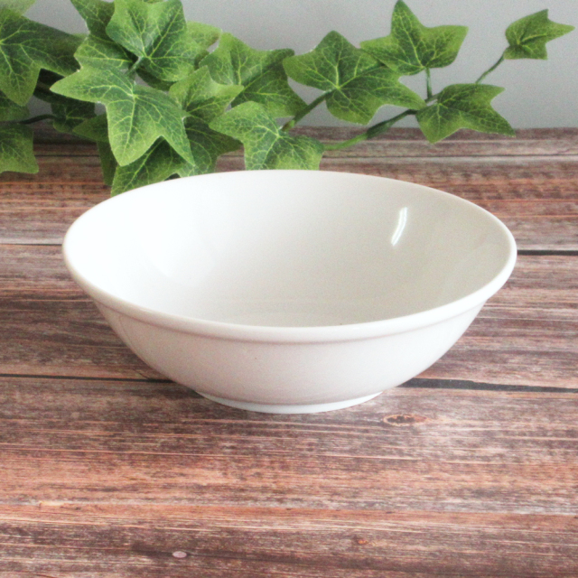 ボウル 食器 おしゃれ 陶器 16cm サラダボウル オートミル 洋食器 白い