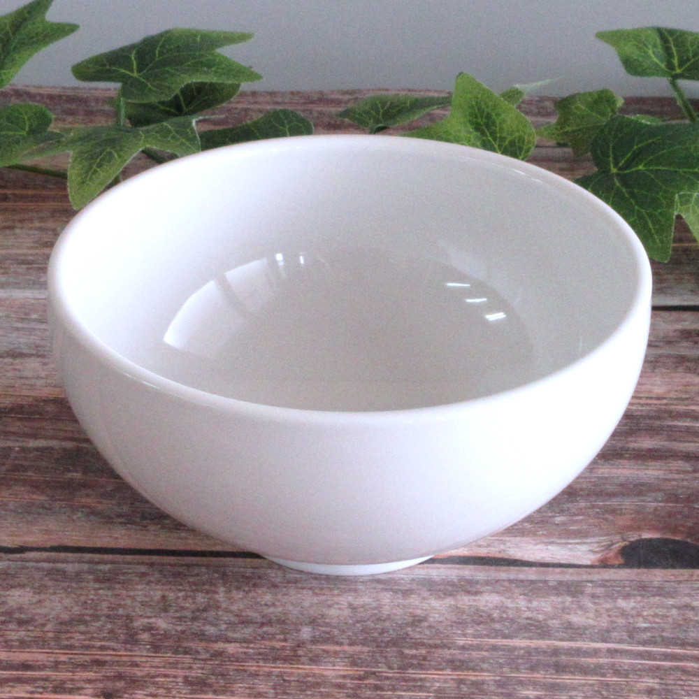 丼 どんぶり 小丼 9cm 190ml 町中華 おしゃれ 陶器 白 四季彩陶器 美濃焼 業務用 白翔 3.0多用丼 50000057