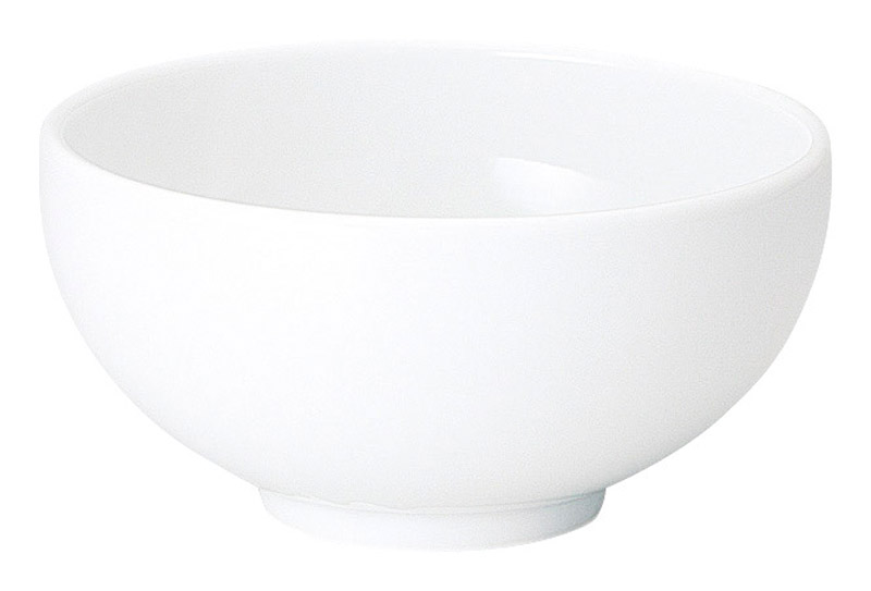 丼 どんぶり 小丼 13cm 470ml 町中華 おしゃれ 陶器 白 四季彩陶器 美濃焼 業務用 白翔 4.3多用丼 50000055