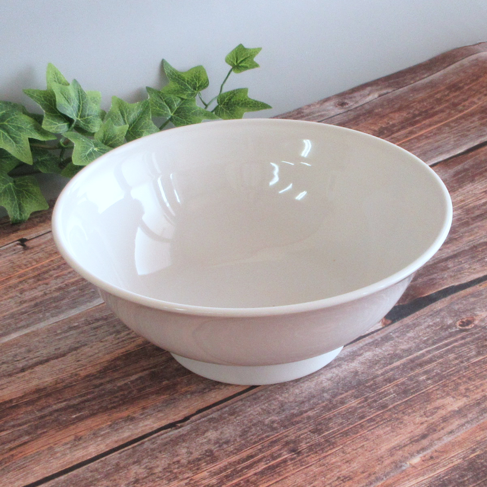 丼 ラーメン丼 15cm 600ml 町中華 おしゃれ 陶器 白 四季彩陶器 美濃焼 業務用 白翔 5.0高台丼 50100038