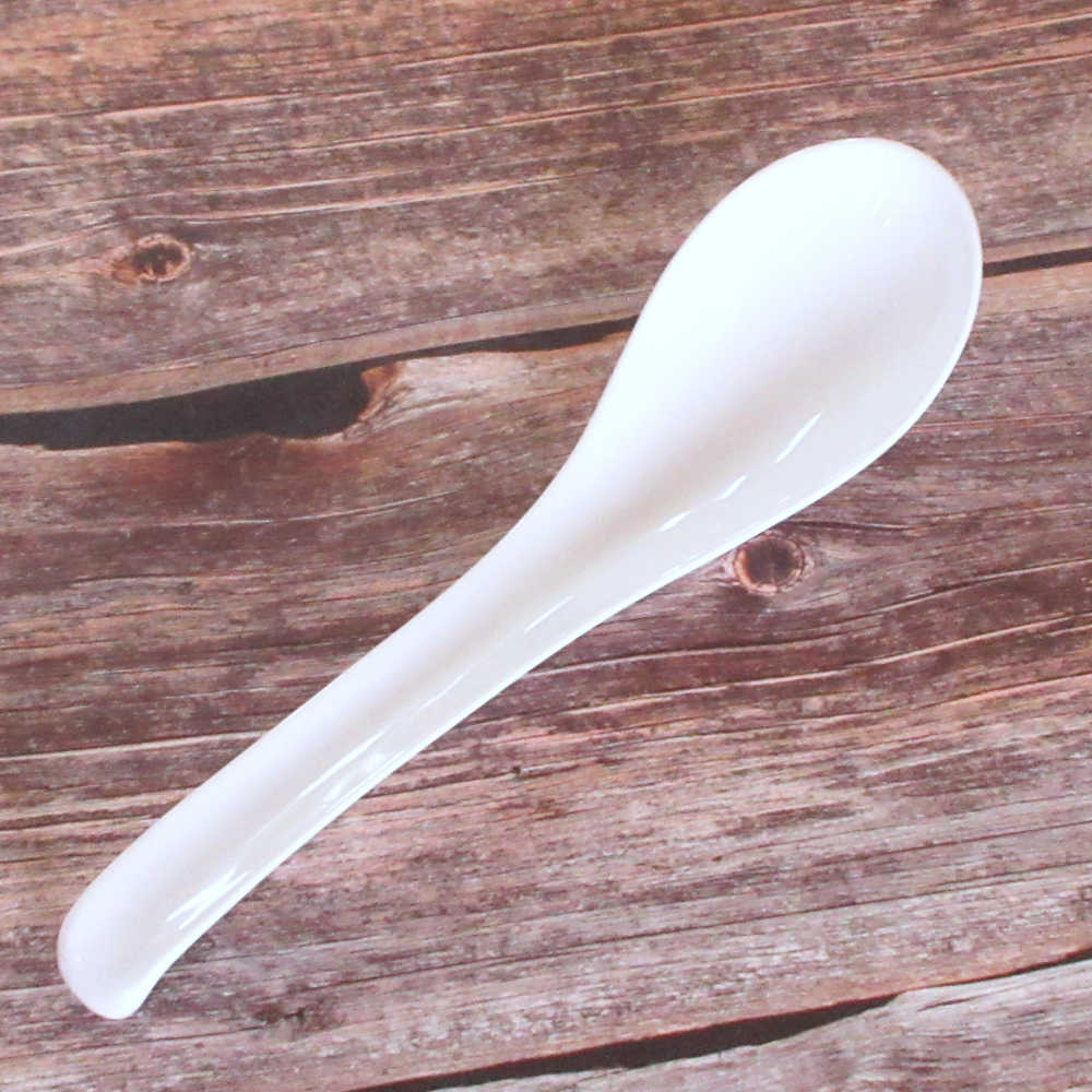 スプーン れんげ 陶器 大きい 四季彩陶器 美濃焼 業務用 スープスプーン 50100092