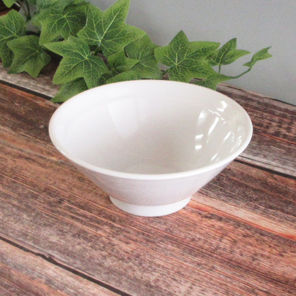 茶碗 ご飯茶碗 15cm 420ml 町中華 おしゃれ 陶器 白 四季彩陶器 美濃焼 業務用 白翔 5.0ライス丼 50200050