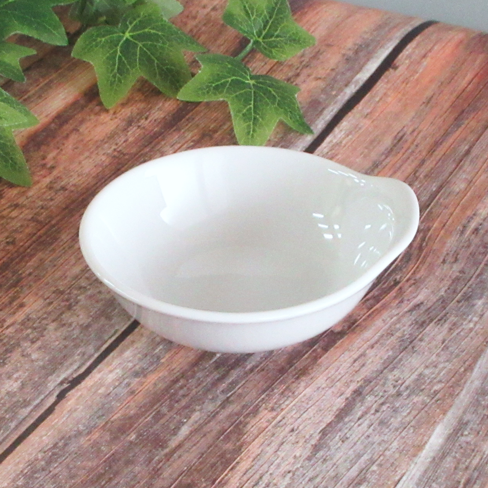鍋 取り皿 とんすい 鍋用 取り鉢 陶器 白 四季彩陶器 美濃焼 業務用 白翔 新呑水 51000086