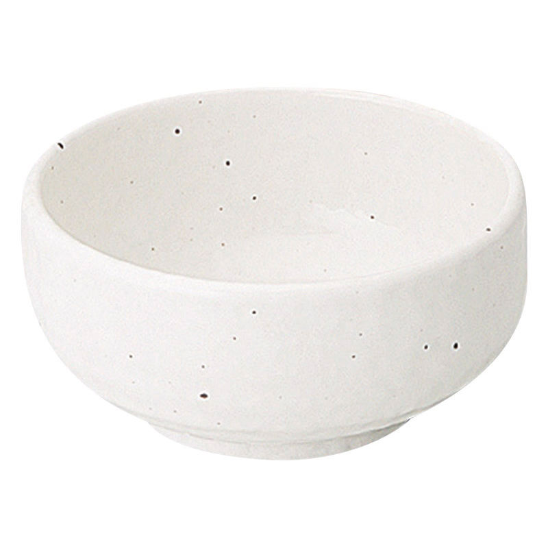 和食器 小鉢 10cm 255ml おしゃれ 陶器 ボウル カフェ食器 四季彩陶器 美濃焼 業務用 新粉引 3.3ボウル 51020025