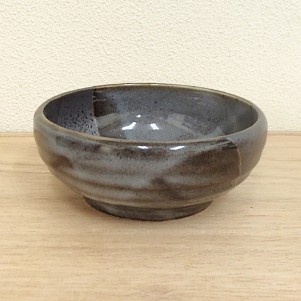 煮物鉢 おしゃれ 20cm 1330ml 和食器 おしゃれ 中鉢 陶器 四季彩陶器 美濃焼 業務用 山がすみ 6.5ボウル 51538028