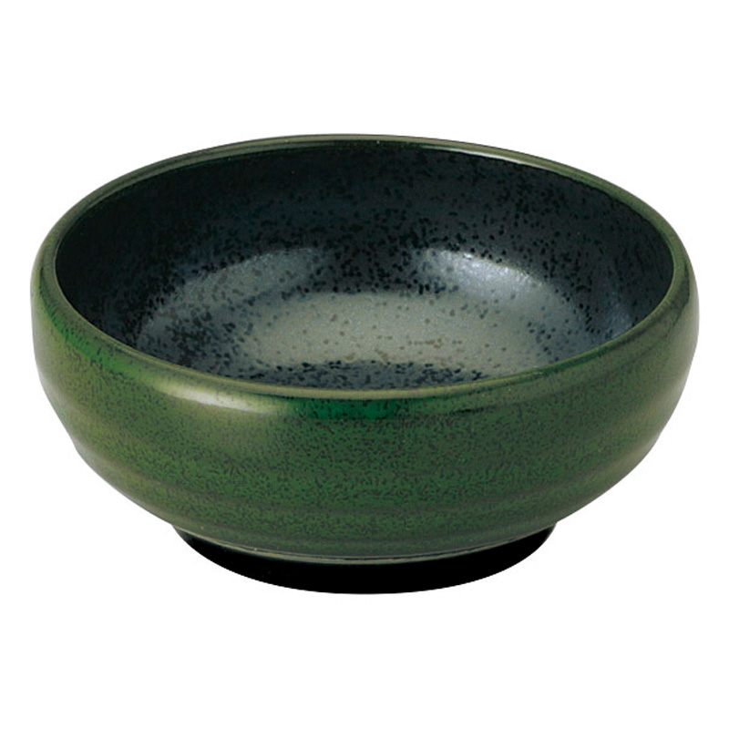 和食器 小鉢 12cm 410ml おしゃれ 陶器 ボウル カフェ食器 四季彩陶器 美濃焼 業務用 グリーン志野 4.2ボウル 51077022