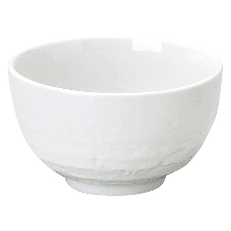 和食器 小さめ丼 11cm 330ml 和食器 おしゃれ 陶器 四季彩陶器 美濃焼 業務用 白 石目 3.6丼 51500037