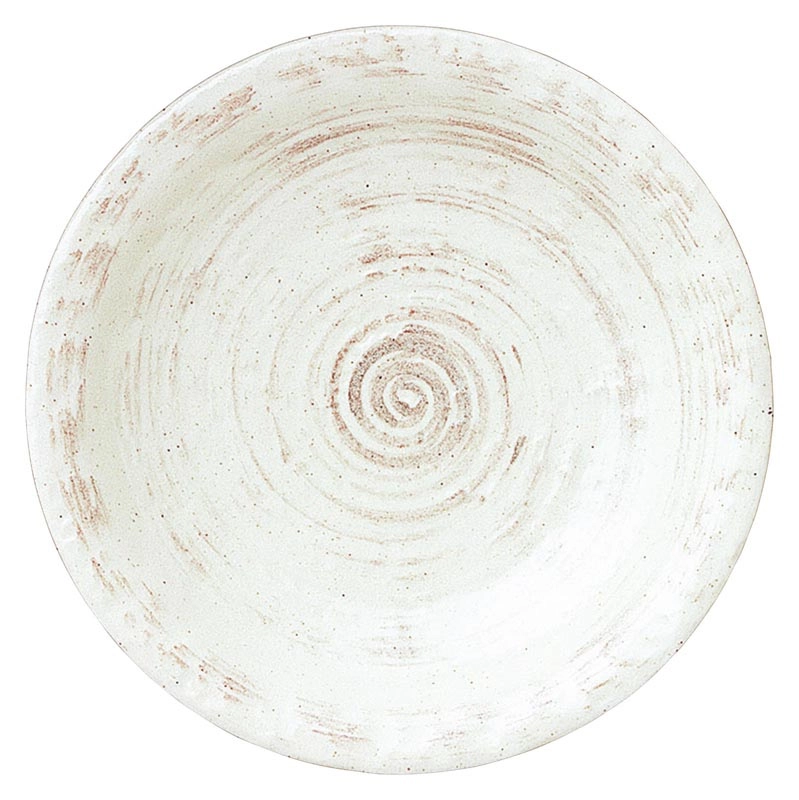 和食器 皿 22cm 盛皿 パスタ皿 刺身皿 四季彩陶器 美濃焼 業務用 石目 東風 51521008