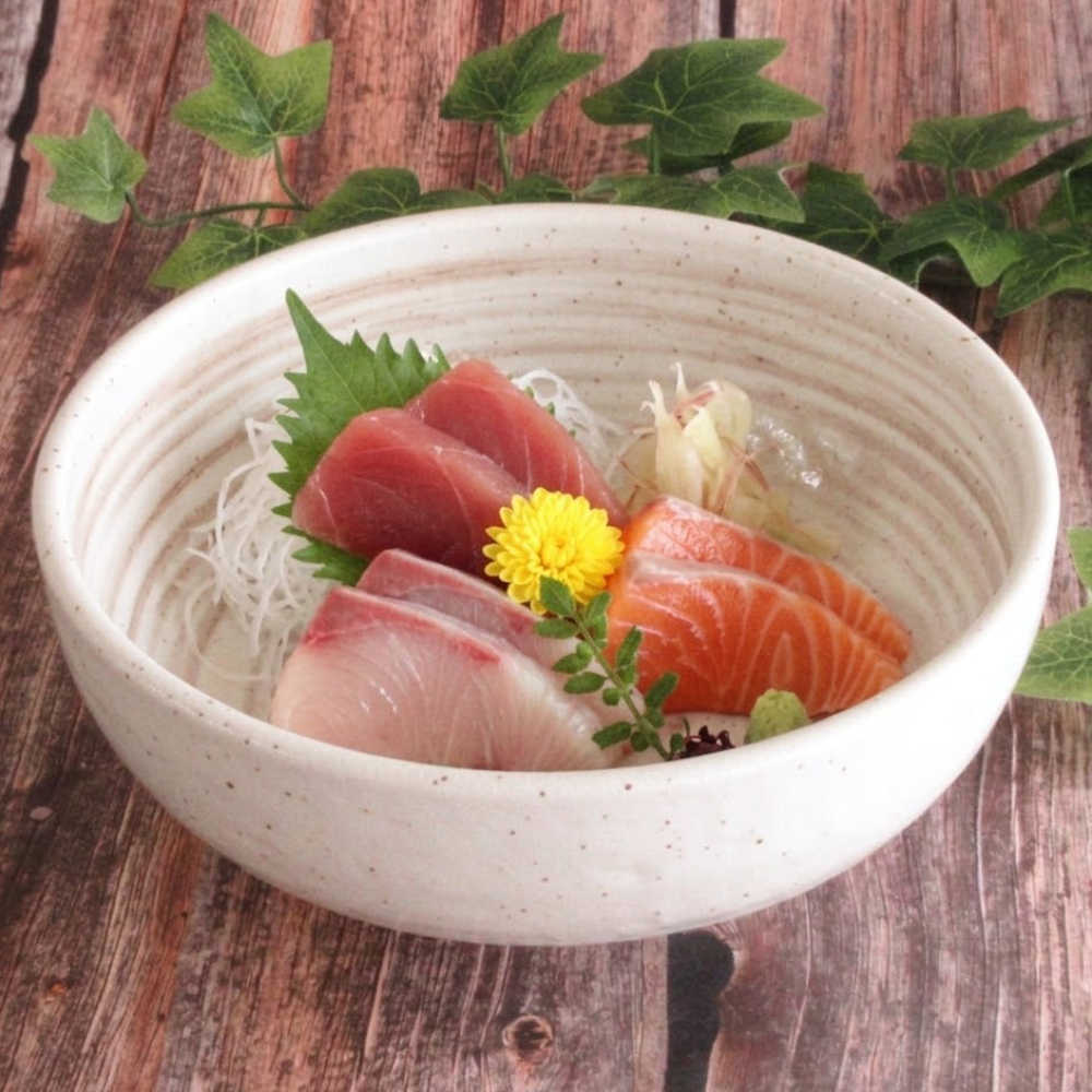 煮物鉢 おしゃれ 21cm 1850ml 和食器 おしゃれ 中鉢 陶器 四季彩陶器 美濃焼 業務用 東風 7.0ボウル 51521027