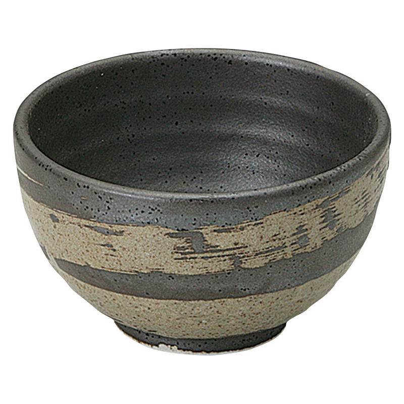 和食器 小さめ丼 12cm 480ml おしゃれ 陶器 四季彩陶器 美濃焼 業務用 朽葉 石目 4.0丼 51536036