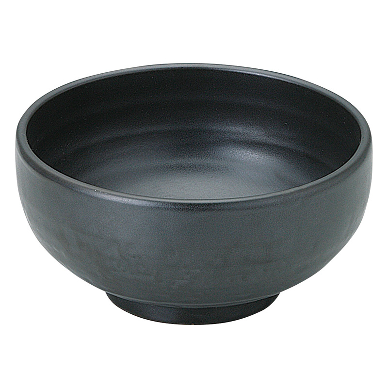 和食器 どんぶり おしゃれ 黒 17cm 1085ml うどん丼 そば丼 陶器 四季彩陶器 美濃焼 業務用 のあーる 石目高浜丼 51630030