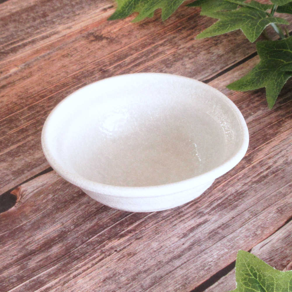 小鉢 和食器 ボウル 食器 おしゃれ 11cm 200ml 和食器 陶器 四季彩陶器 美濃焼 業務用 ゆず白陽 なぶり小鉢 51729055