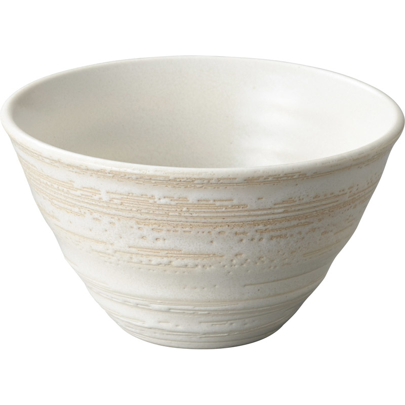 和食器 モダン ボウル 食器 茶碗 陶器 おしゃれ 11cm 330ml 四季彩陶器 美濃焼 業務用 ひより リップル碗 小 53112070