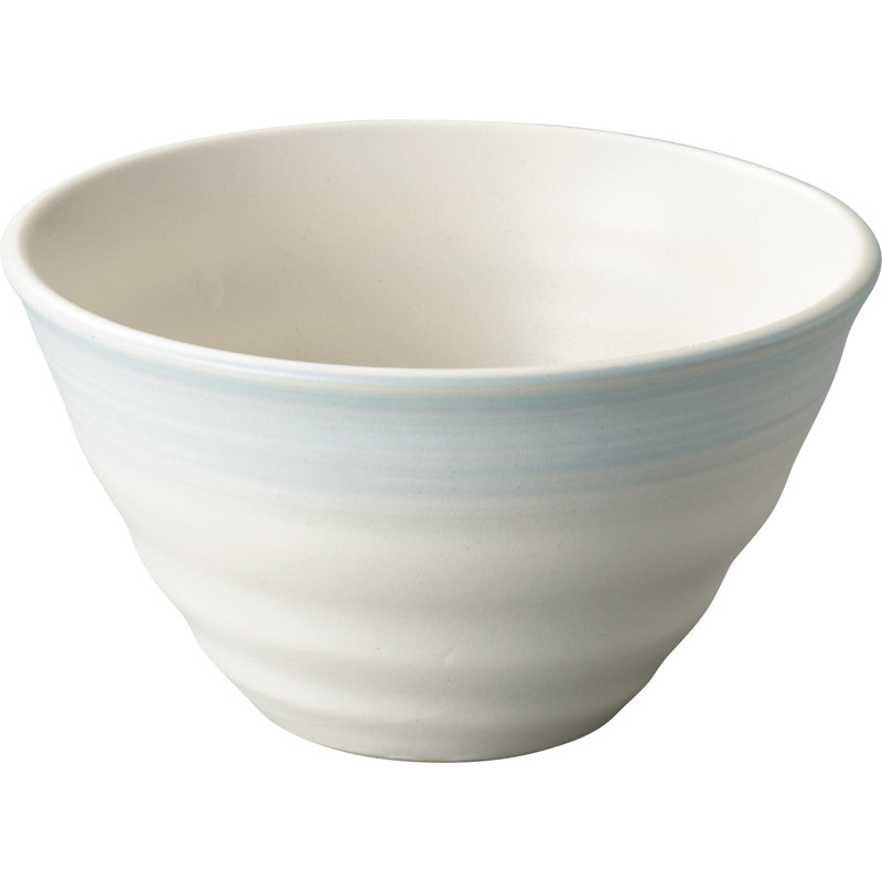 和食器 モダン ボウル 食器 茶碗 陶器 おしゃれ 11cm 330ml 四季彩陶器 美濃焼 業務用 すずか リップル碗 小 53185070