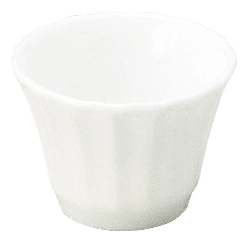 ぐい呑み おちょこ 陶器 5cm 40ml 和食器 四季彩陶器 美濃焼 業務用 かすみ 白 56100056