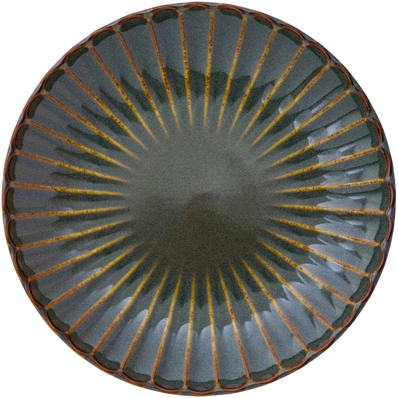 小皿 取り皿 14.5cm 和食器 シンプル おしゃれ 四季彩陶器 美濃焼 業務用 かすみ 山藍 56170005