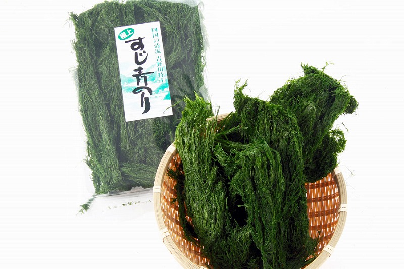 吉野川産すじ青のり(原藻) 四国海苔
