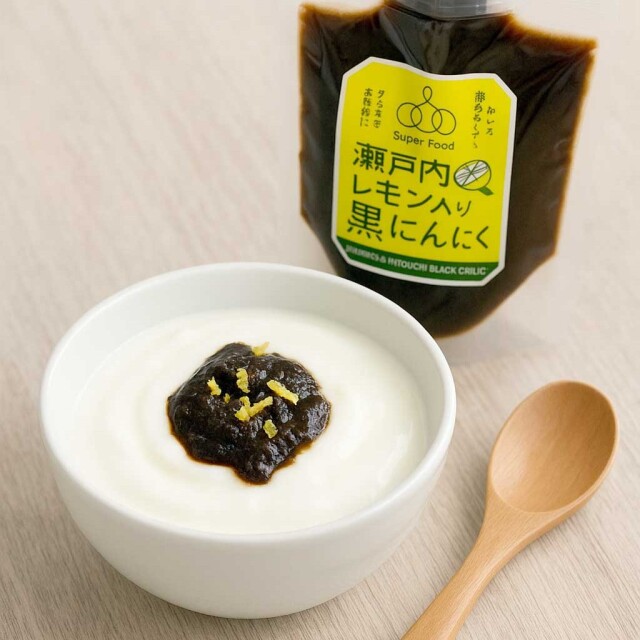 【広島県】瀬戸内レモン入り黒にんにくペースト（100g×3パック）