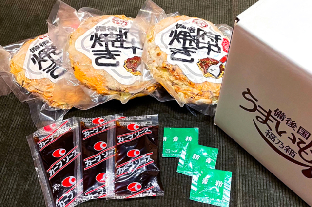 【広島県】府中焼き(そば麺) 3枚入