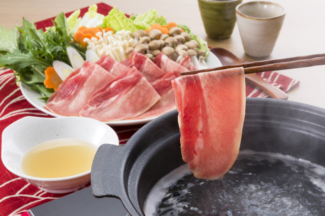 【岡山県】くめなん柚子の塩ぽん酢と牛タンしゃぶしゃぶセット600g【産地直送・同梱不可】