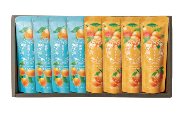 山口県 凍らせてもおいしい高級みかんジュレ 蜜柑しずく 8袋入 産地直送 同梱不可