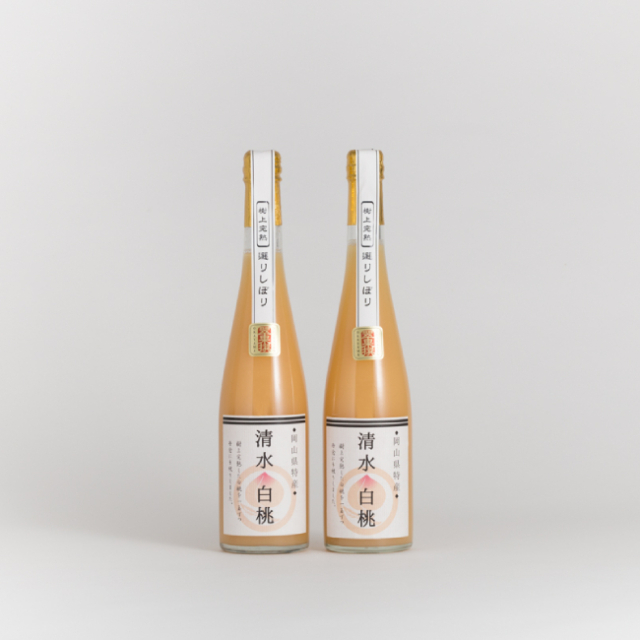 【岡山県】翠果撰 岡山清水白桃ドリンク 果汁60% 500ml 2本化粧箱入り【産地直送・同梱不可】