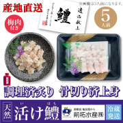 【兵庫県・前拓水産】活け鱧 炙り＆上身５人前【産地直送・同梱不可】
