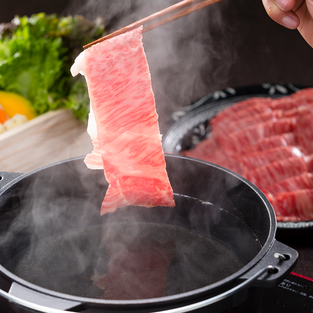 【岡山県】おかやま和牛（A5等級）すき焼・しゃぶしゃぶ 350g［送料込］