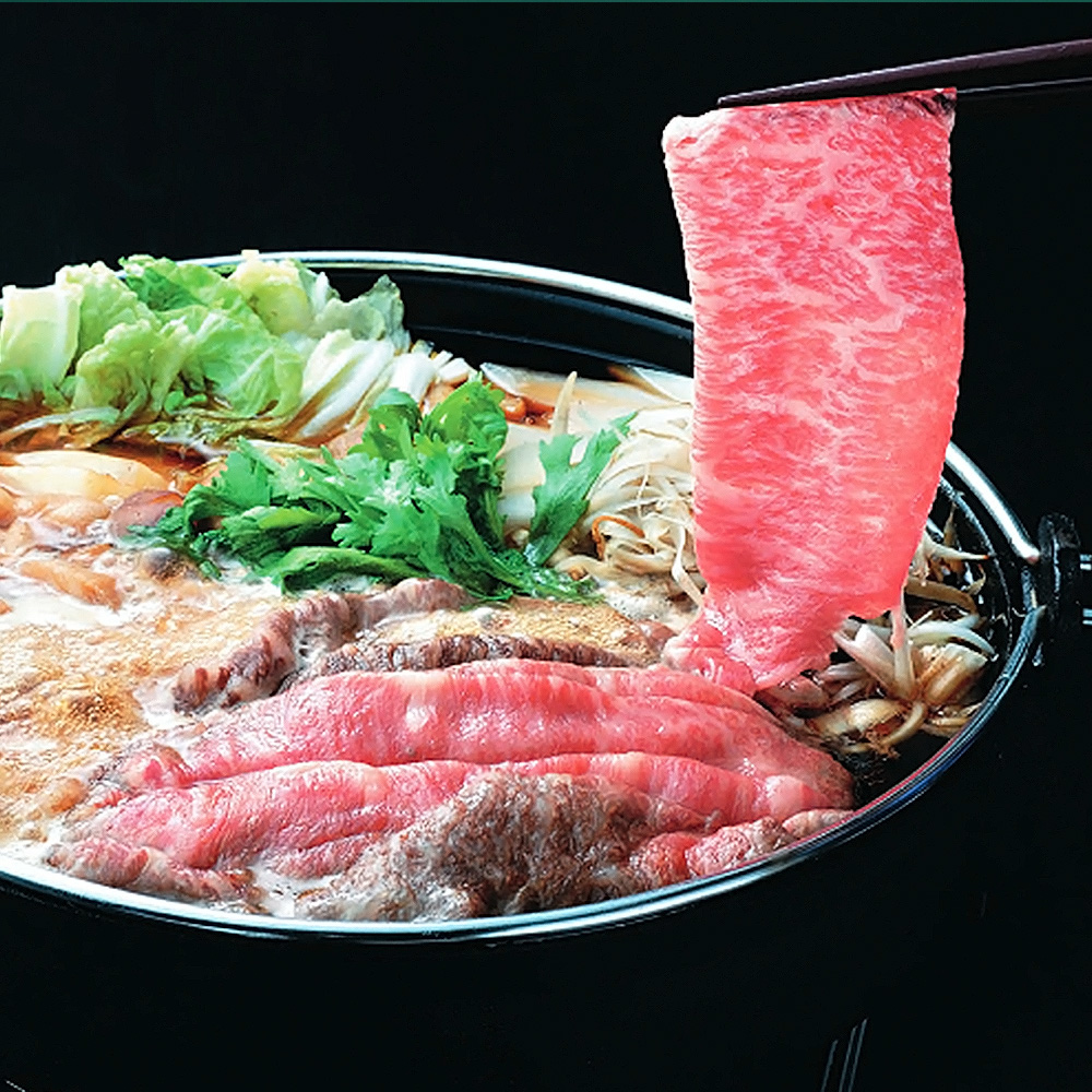 オリーブ牛ロースすき焼き500g【香川県/同梱不可・産地直送】