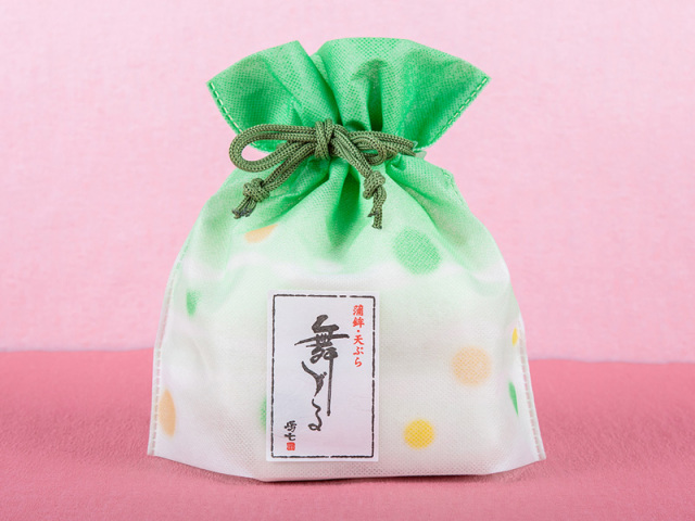 巾着袋　グリーン