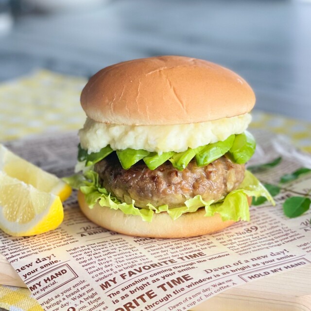 【冷凍】ふっくら焼目ハンバーグ‐1kg入り