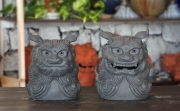 ちぶるシーサー「黒双」（中）　作　新垣信一