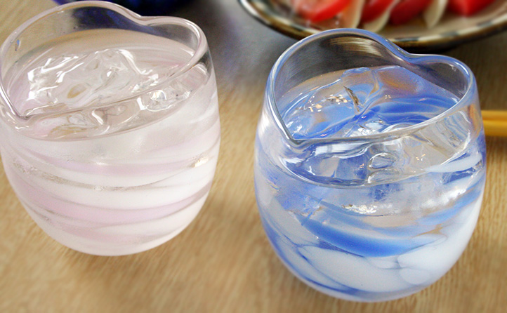 琉球ガラス/ハートグラス