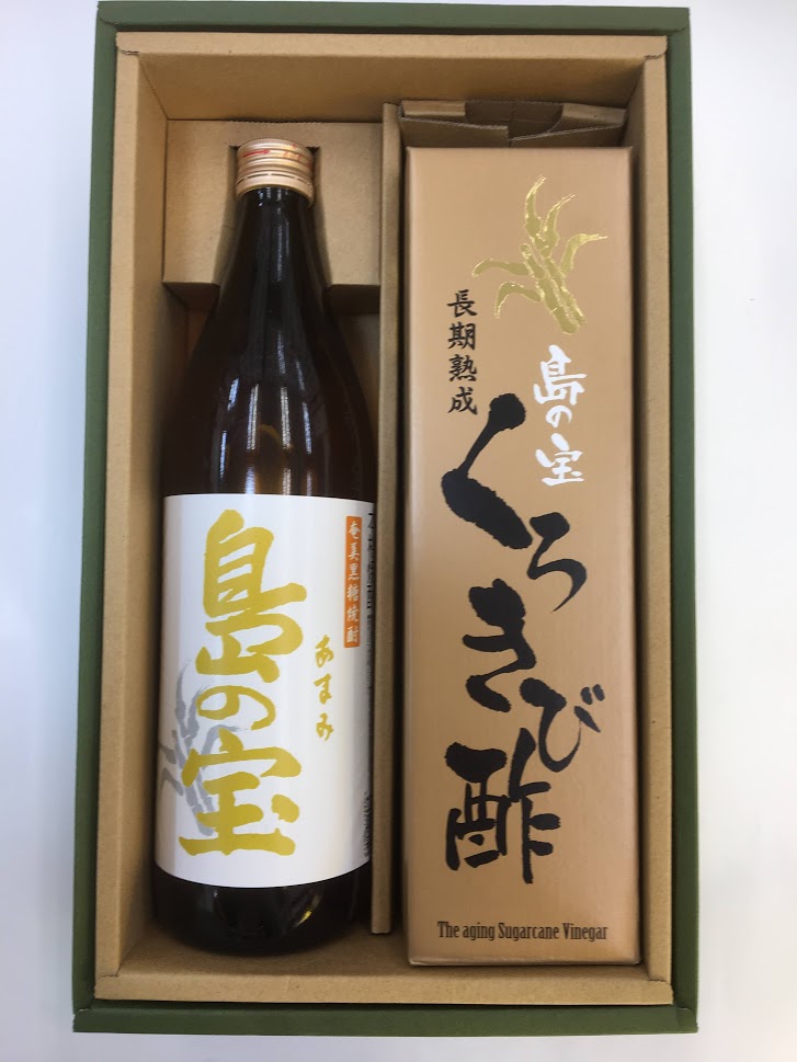 くろきび酢700ml＋黒糖焼酎30度900ml☆ギフトセット☆
