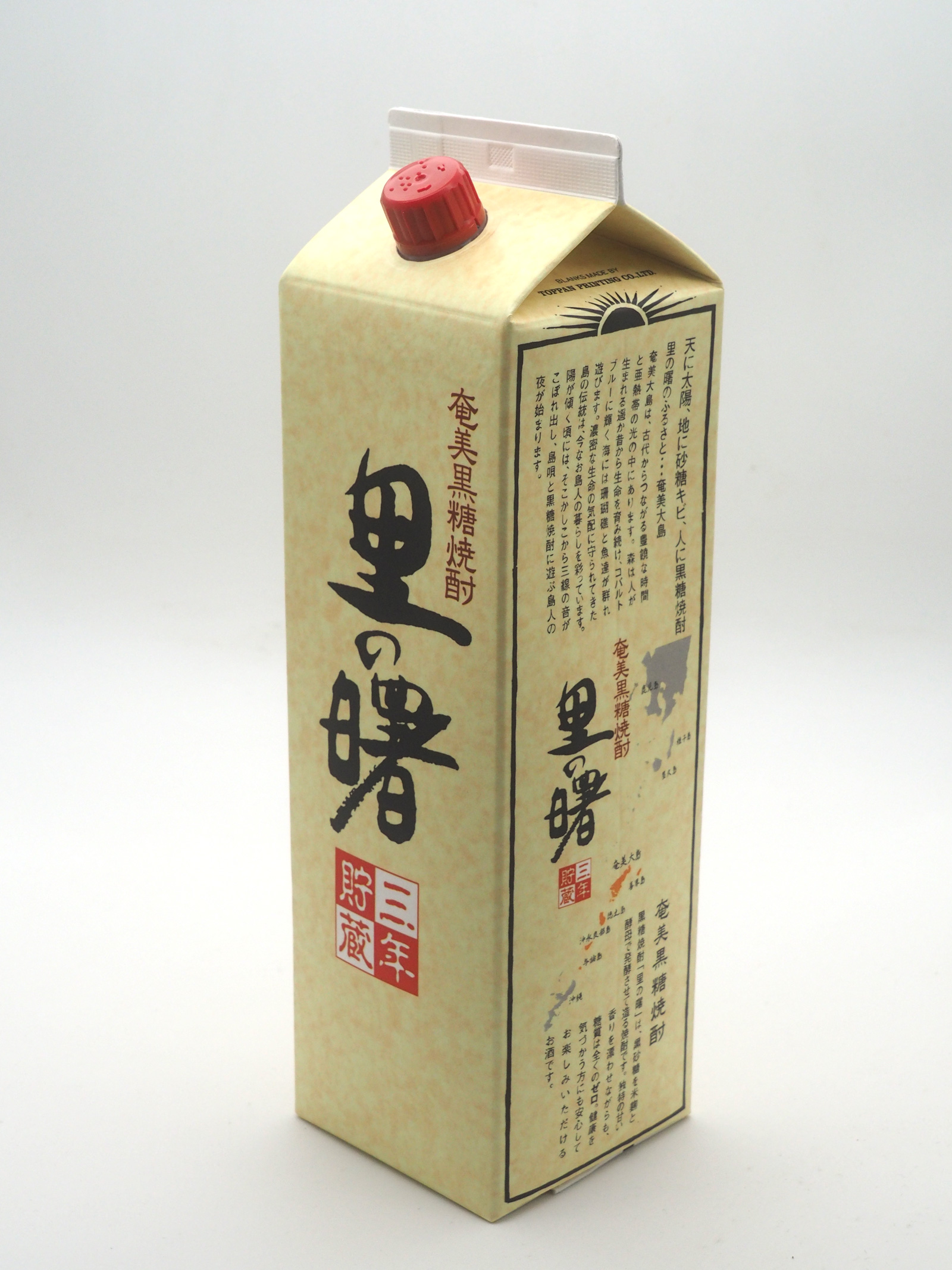 里の曙(黒麹仕込み)　25度　紙パック　1800ml