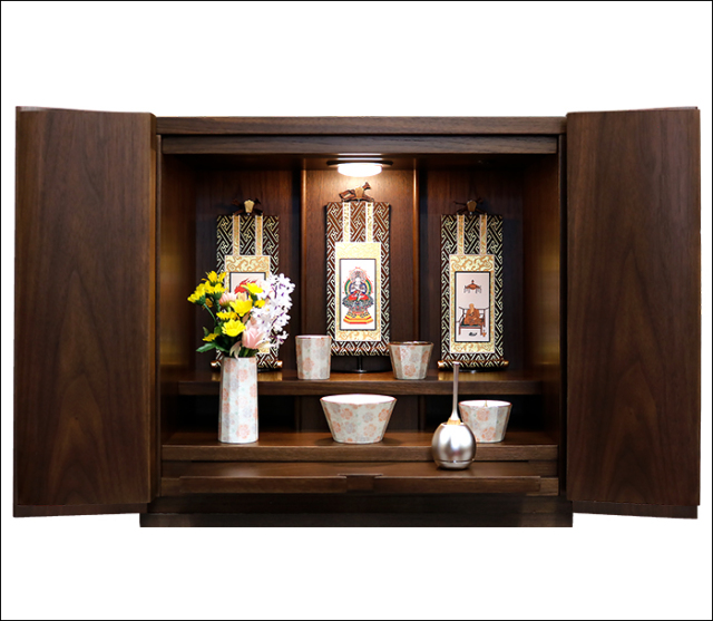 １４号　モダン仏壇レアル　フォトギャラリー仏具セットイメージ拡大