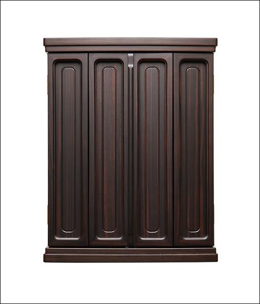 輪島砥出蒔絵仏壇-黒檀ギャラリー拡大1