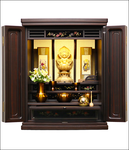 輪島砥出蒔絵仏壇-黒檀ギャラリー拡大4