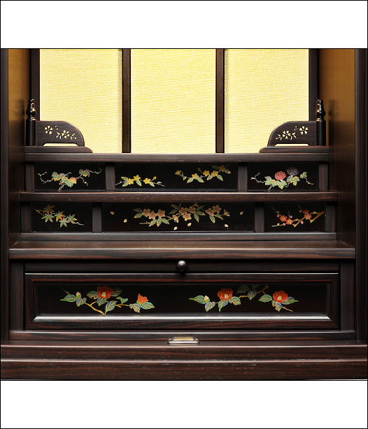 輪島砥出蒔絵仏壇-黒檀ギャラリー拡大8