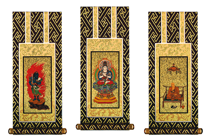 真言宗-掛け軸-3幅-画像